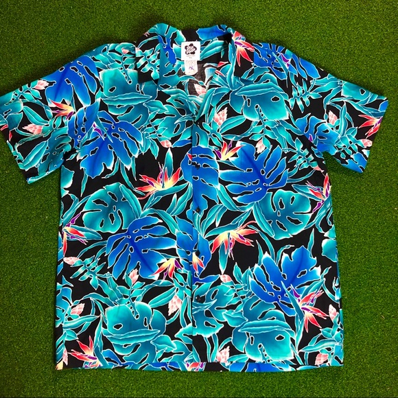 Vintage Hilo Hattie Hawaiian Shirt Made 